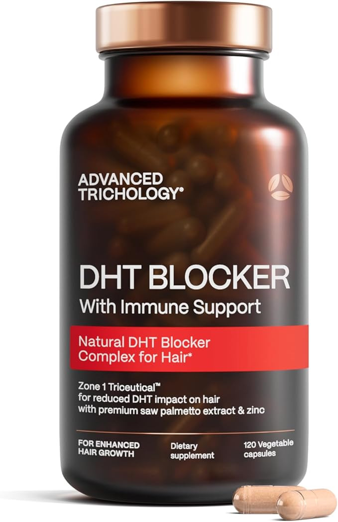 DHT Blocker - Hair Growth Supplement for Genetic Thinning for Men and Women | Approved* by Americ... | Amazon (US)
