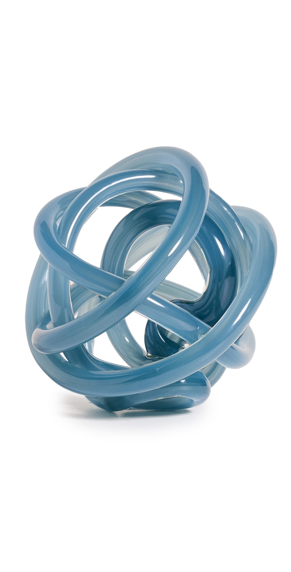 Tizo Design Decorative Glass Knot Smokey Blue One Size | Shopbop