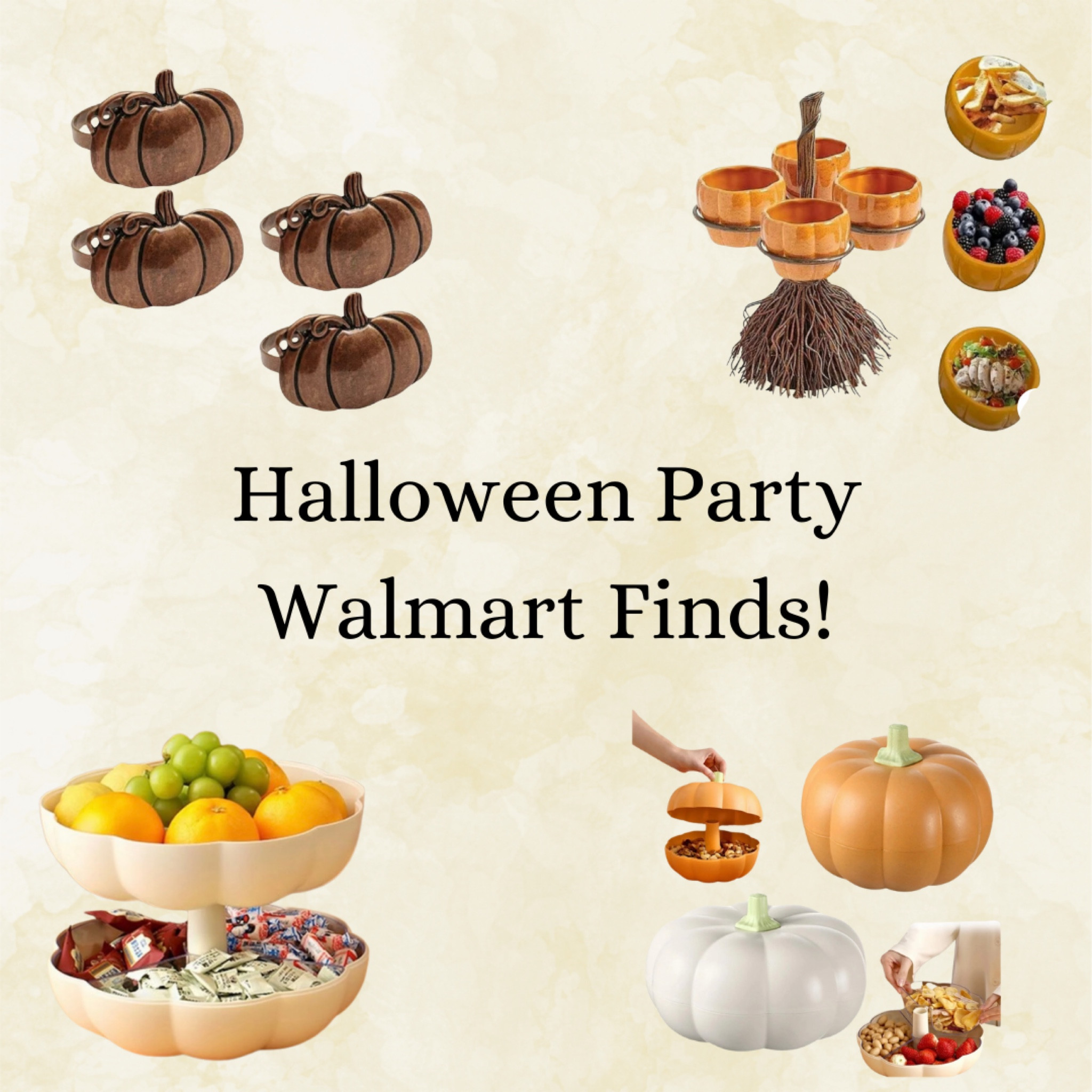 Follow me for Walmart finds, inspiration, styling and more!

Fall, Halloween, party, pumpkin, seasonal, home decor, autumn, home, decor, table setting, serving dishes 

#LTKHalloween #LTKHome #LTKParties