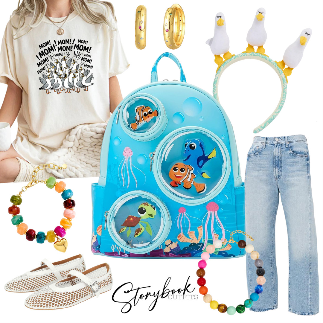 Just keep swimming 🐠💙

This Finding Nemo–inspired look is playful, comfy, and full of ocean vibes—perfect for a fun park day adventure! 

 #LTKTravel
