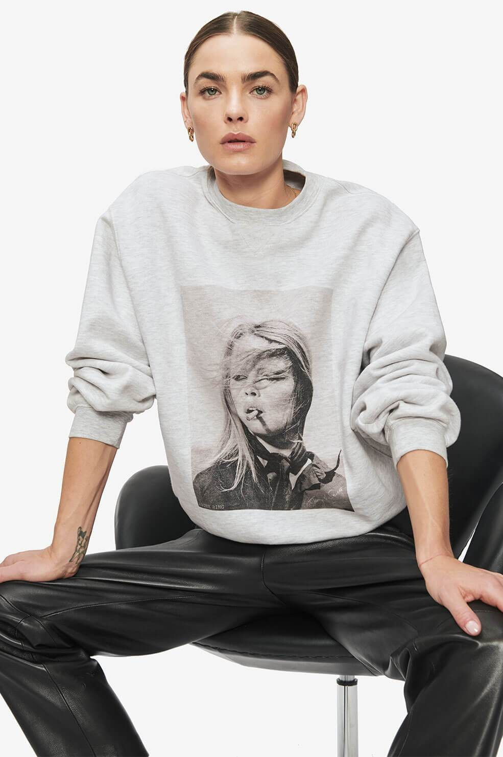 Ramona Sweatshirt AB x TO x BB | Anine Bing