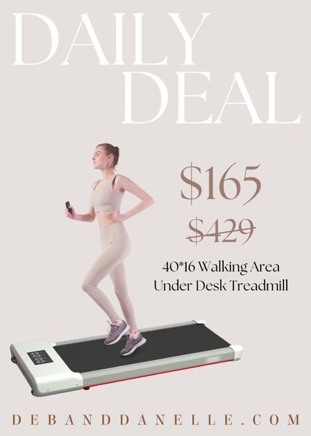 Daily deal on this treadmill for underneath your desk! 

#LTKSale #LTKsalealert #LTKfitness