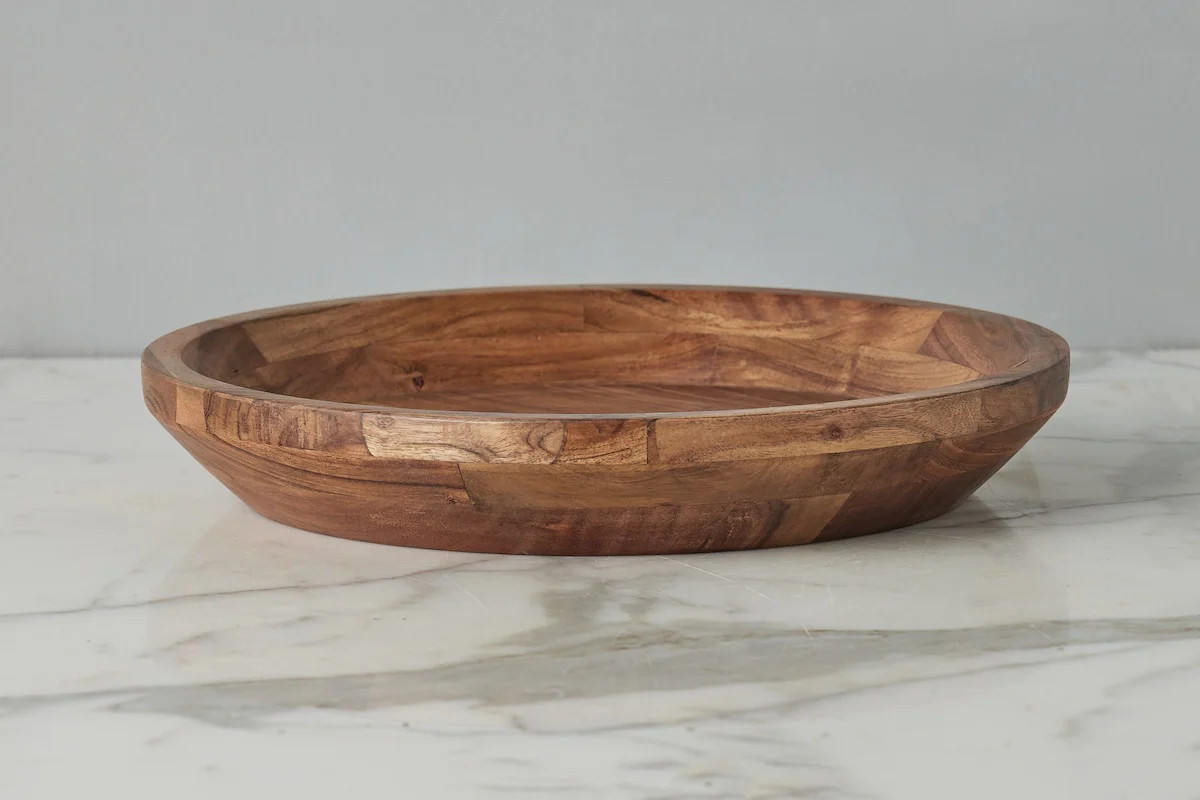 Couscous Wood Serve Bowl, Natural | etúHOME