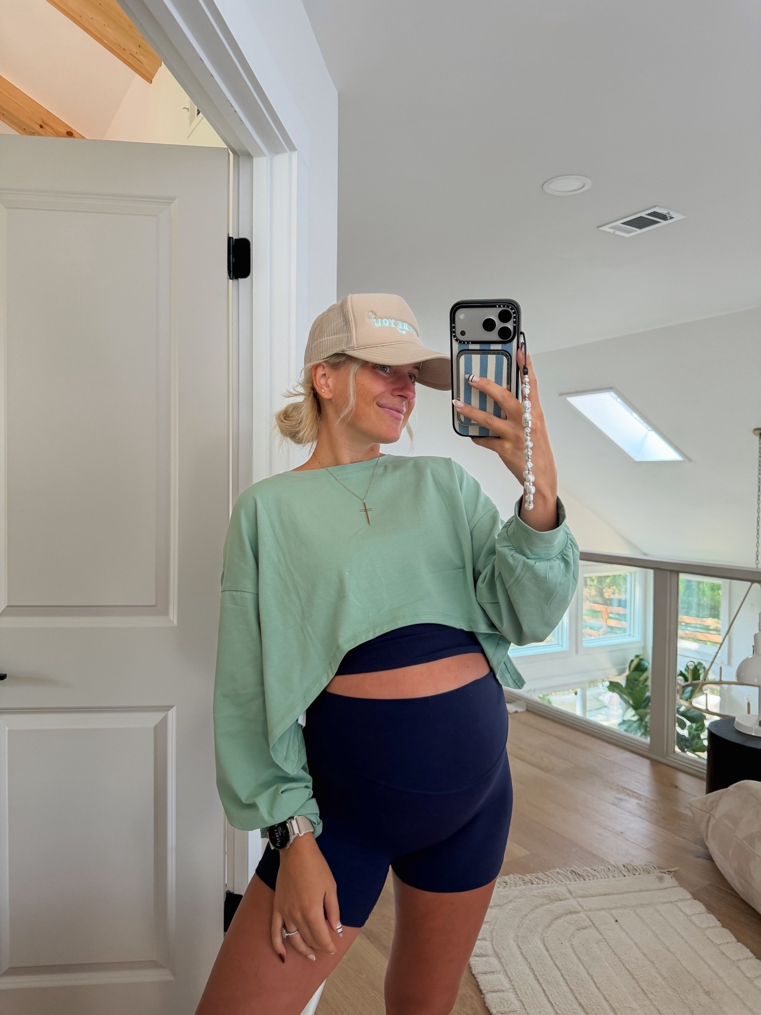 Love these cropped long sleeves for a workout coverup! Wearing medium and under $15!

#LTKfitnessgoals #LTKootd #LTKBump
