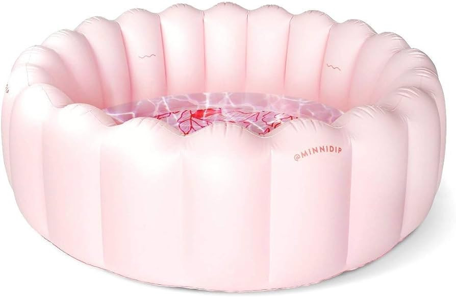 MINNIDIP Blushing Palms Inflatable Pool | Amazon (US)