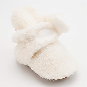 HsdsBebe Unisex Newborn Baby Cotton Booties Non-Slip Sole for Toddler Boys Girls Infant Winter Wa... | Amazon (US)