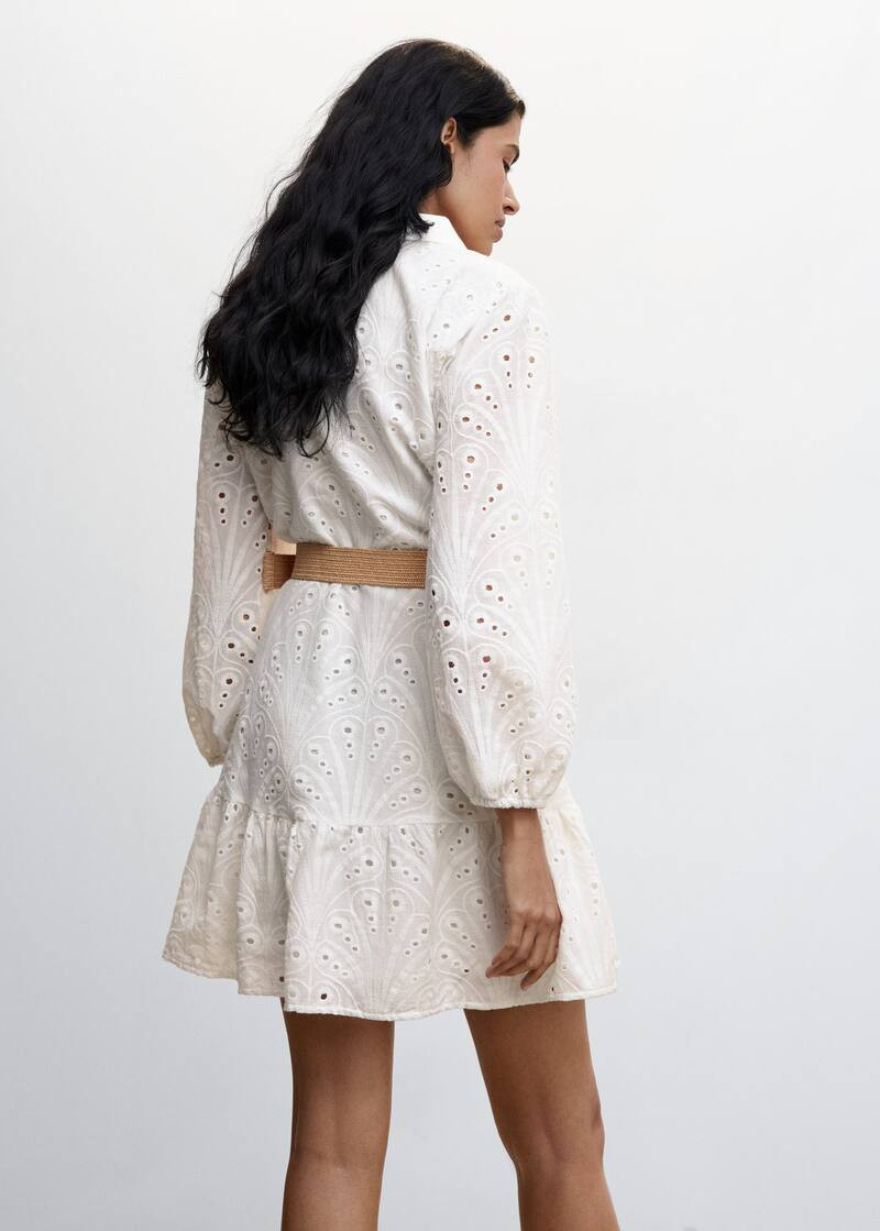 Belt shirt dress -  Women | Mango USA | MANGO (US)