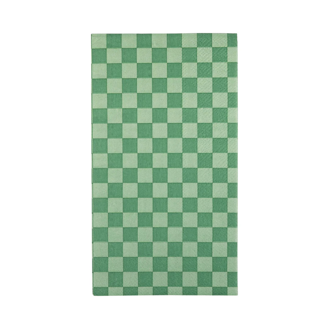 Checkered Paper Dinner Napkins | My Mind's Eye