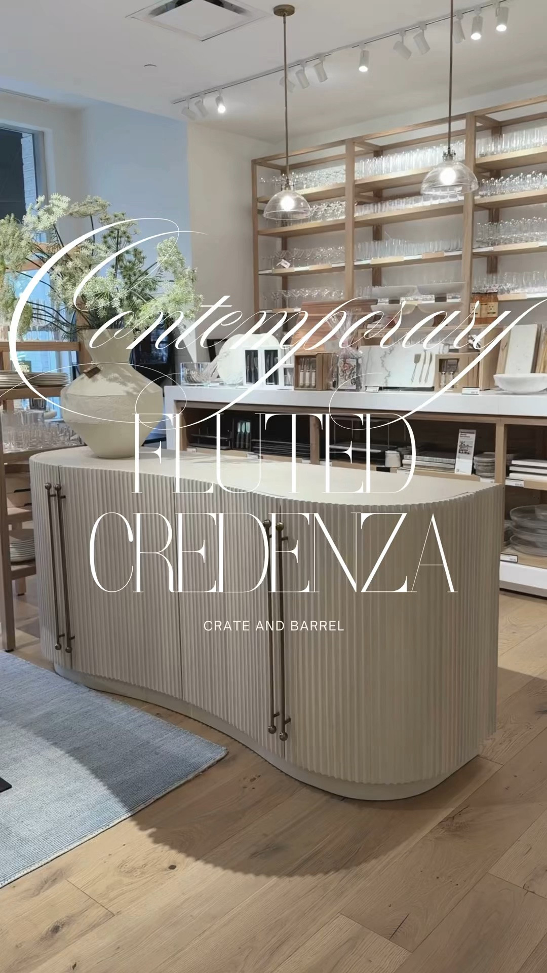 Contemporary Fluted Credenza from Crate & Barrel! 🤍A refined and elegant piece that instantly elevates a dining room.✨ The warm oak finish, fluted detailing, and soft curves create beautiful movement and character, while offering plenty of storage.💫The perfect dining room sideboard for entertaining essentials, serveware, and everyday styling—all while making a beautiful statement. 🙌🏻 @Crate & Barrel  #sideboard #diningroomfurniture #credenza

#LTKHome #LTKSaleAlert