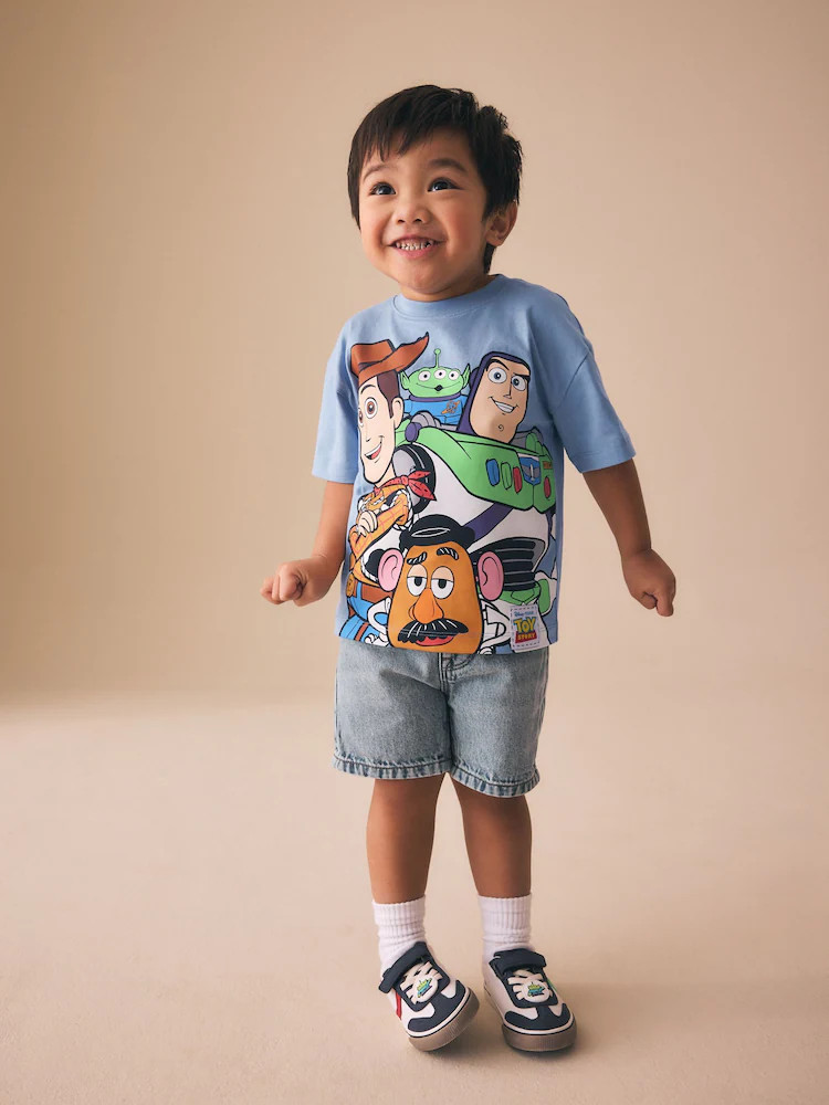 Blue Toy Story Short Sleeve T-Shirt (3mths-8yrs) | Next US