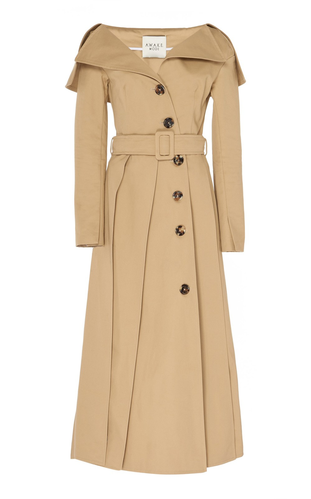 Off-The-Shoulder Cotton Trench | Moda Operandi Global