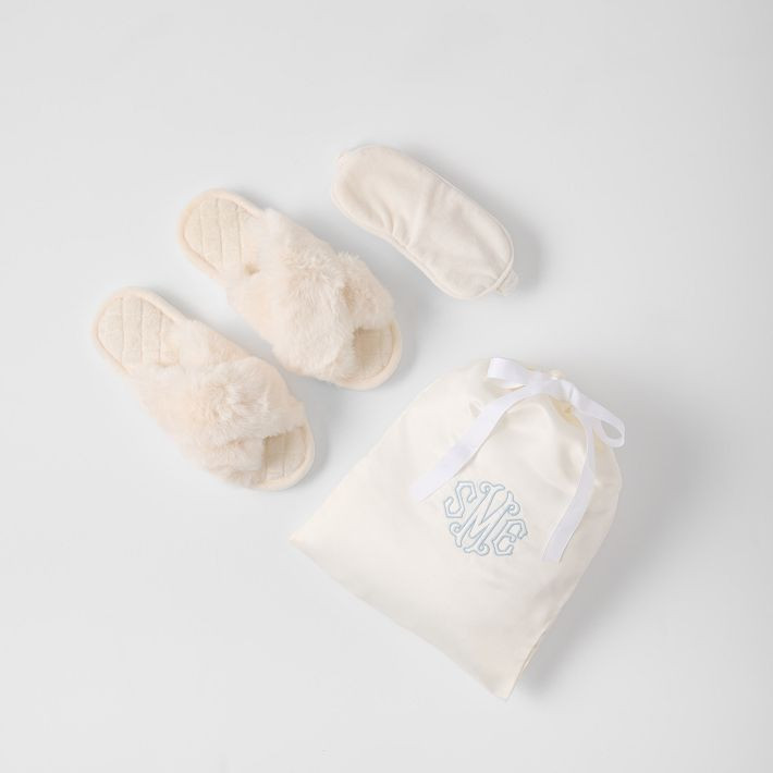 Cozy Slippers &amp; Eye Mask Gift Set | Mark and Graham