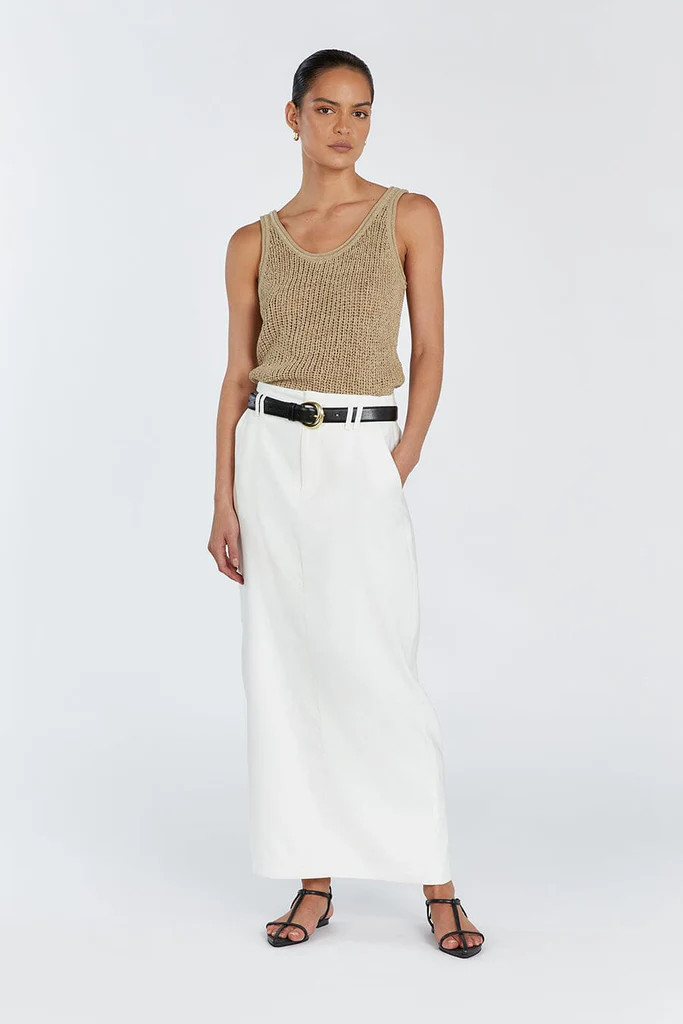 MARGOT SAGE SCOOP KNIT TANK | DISSH
