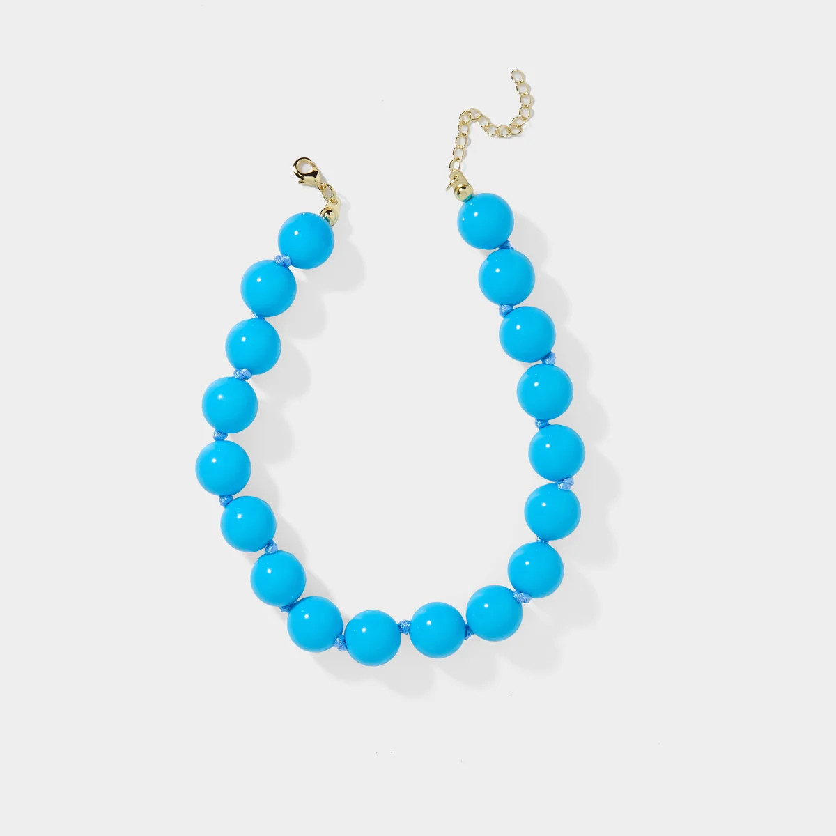 Blue Mila Necklace SAMPLE | Allie + Bess