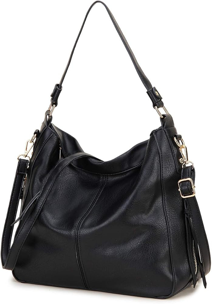 Hobo Bags for Women, Fashion Ladies Purse and Handbags Faux Leather Shoulder Bags with Detachable... | Amazon (CA)