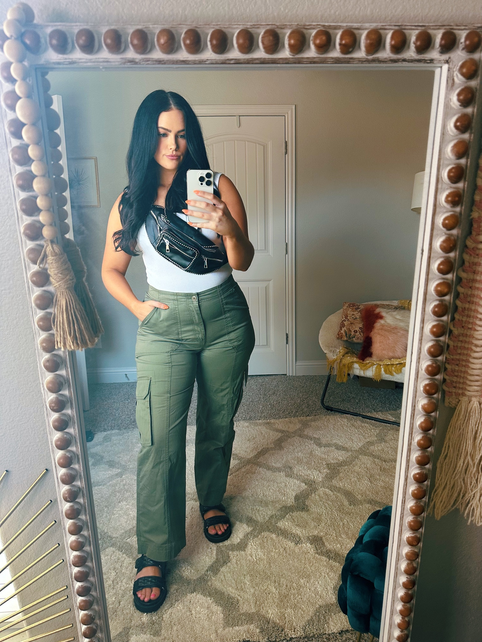 wearing size L in bodysuit, 32 in pants, and L/XL in the bolero sweater (not pictured, sweater try- @lindseyjpressley on TikTok/OG)

#LTKfindsunder50 #LTKfindsunder100 #LTKmidsize
