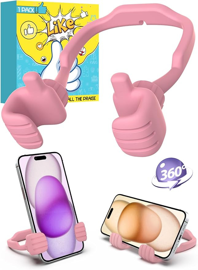 CALDEVER Stocking Stuffers for Teen Girls Women Cell Phone Stand Adjustable Thumbs Up Lazy Holder... | Amazon (US)