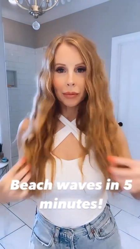 Beachy waves, wave iron, hair hacks, Walmart beauty, hot tools, oribe, 

#LTKVideo #LTKbeauty #LTKsalealert