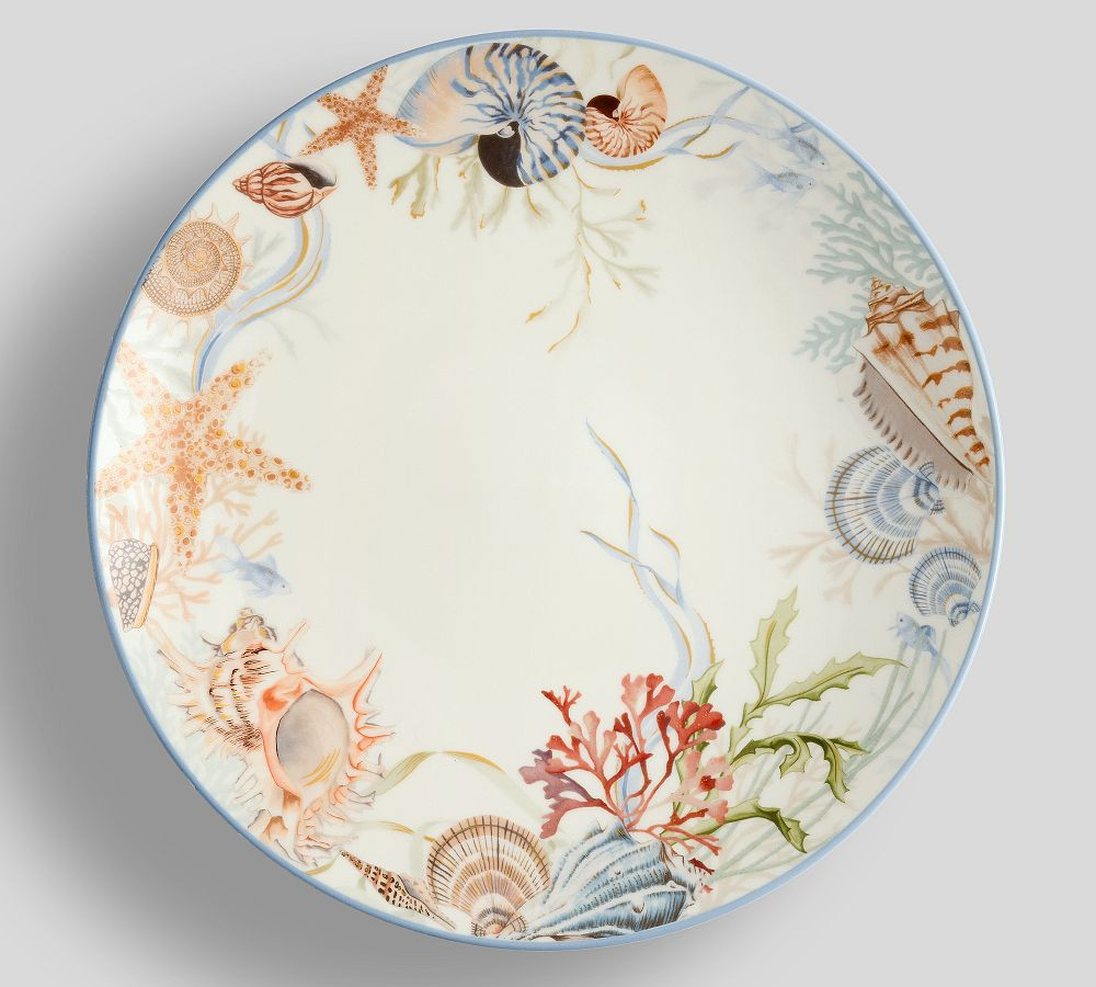 Enchanted Sea Stoneware Dinner Plates - Set of 4 | Pottery Barn (US)