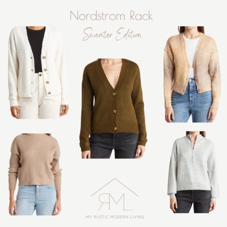 Nordstrom Rack sweaters and cardigans 
Fall sweaters 
Winter sweaters 


#LTKunder50 #LTKSeasonal #LTKstyletip