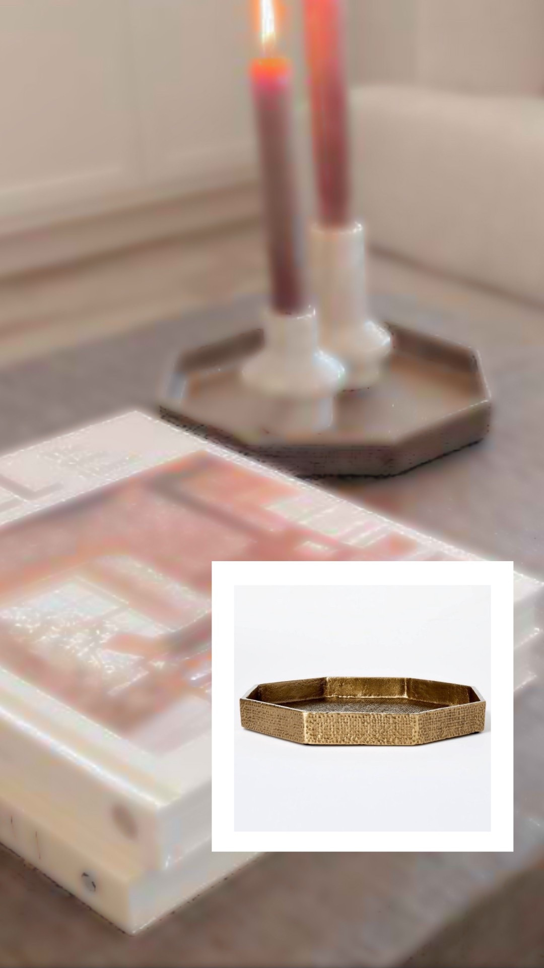 Small brass tray, back in stock at Target! Perfect size to hold remotes or layer on an island or coffee table!

#LTKStyleTip #LTKHome #LTKFindsUnder50