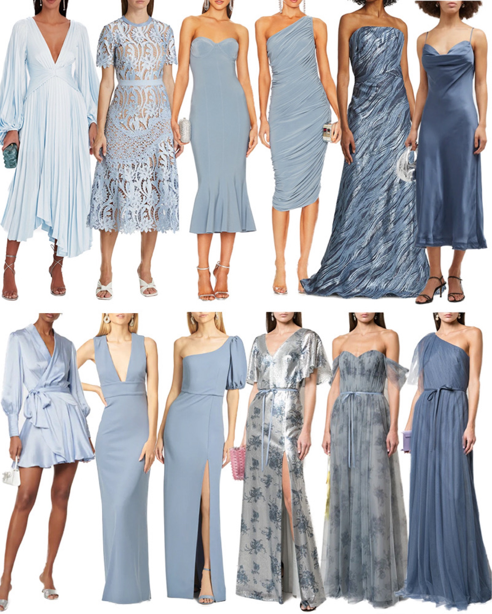 Happy Monday! Sharing our black-tie favorites in shades of blue ❄️ 

#tssedited #thestylescribe #dresses #gowns #wedding

#LTKwedding