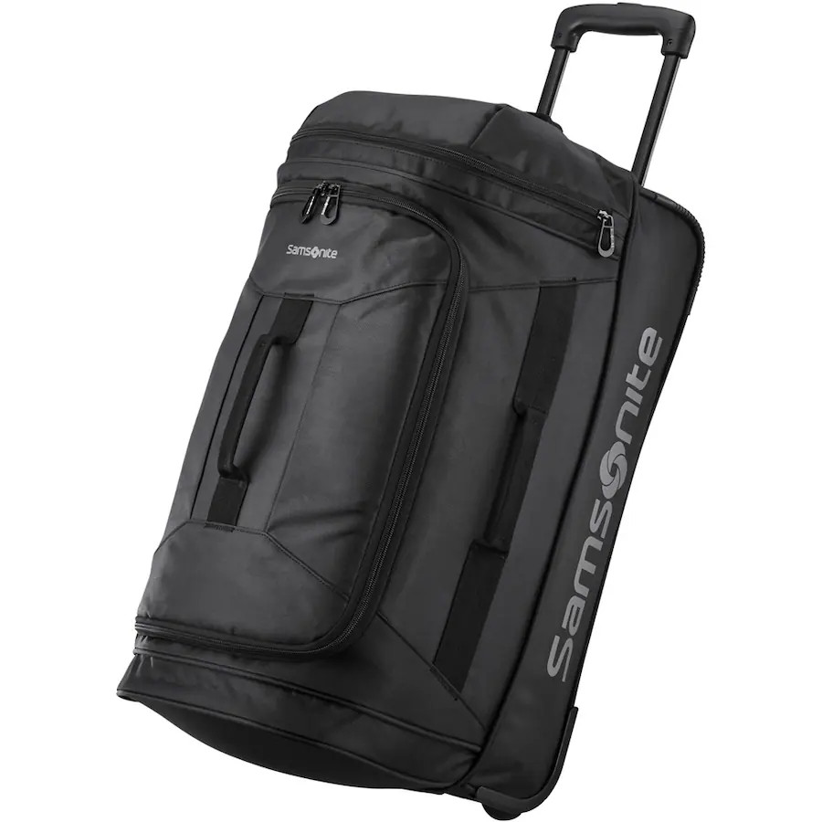 Samsonite - Andante 2 24" Wheeled Duffel Bag - Black | Best Buy U.S.