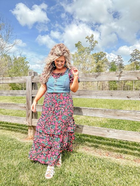 #stitch with @justclassicallycassidy y'all I'm FREAKING OBSESSED!!! Here's your sign to step out of your comfort zone and try something fun with your outfit 💘✨🦋
I'm wearing a size XL in the dress and an XL in the vest! 

 #midsizefashion #midsizegal #size14 #outfitoftheday #springoutfitideas #summerfashion #recreatingoutfits 

#LTKSeasonal #LTKcurves #LTKfit
