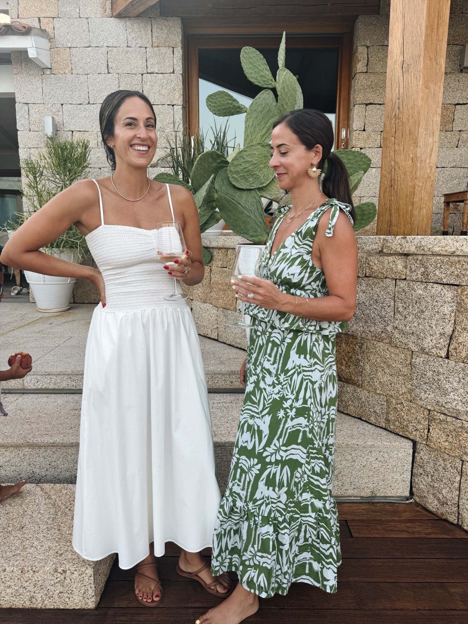 Comfy white dress for a dinner at the villa.

#LTKootd #LTKTravel