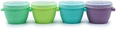melii Snap & Go Baby Food Storage Containers with lids, Snack Containers, Freezer Safe, Silicone,... | Amazon (CA)