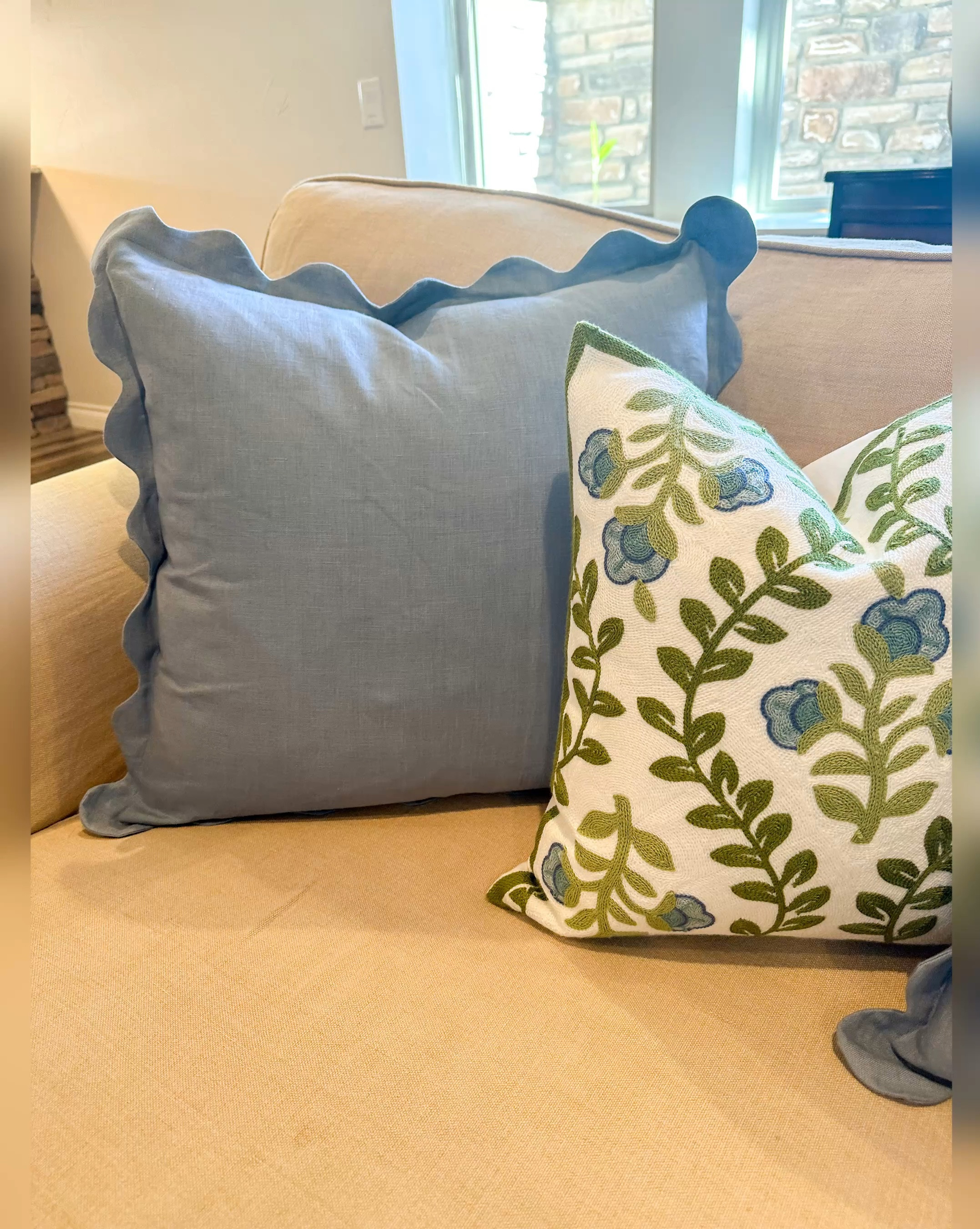 So many of my favorite pillows from our home are on sale! 💙🩵

#LTKSaleAlert #LTKWatchNow #LTKHome