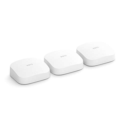 Amazon eero 6 dual-band mesh Wi-Fi 6 system with built-in Zigbee smart home hub (3-pack, one eero 6  | Amazon (US)