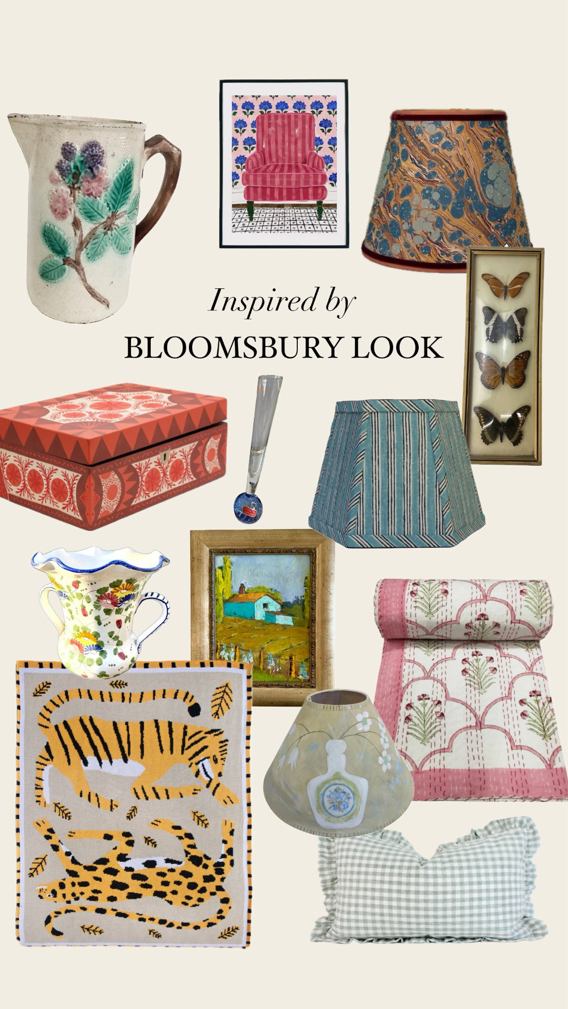 An edit of colorful, artful, and pattern rich decor inspired by the Bloomsbury group. Inspired by my recent stay at Glebe House for which it was a reference in the interiors.

#LTKHome