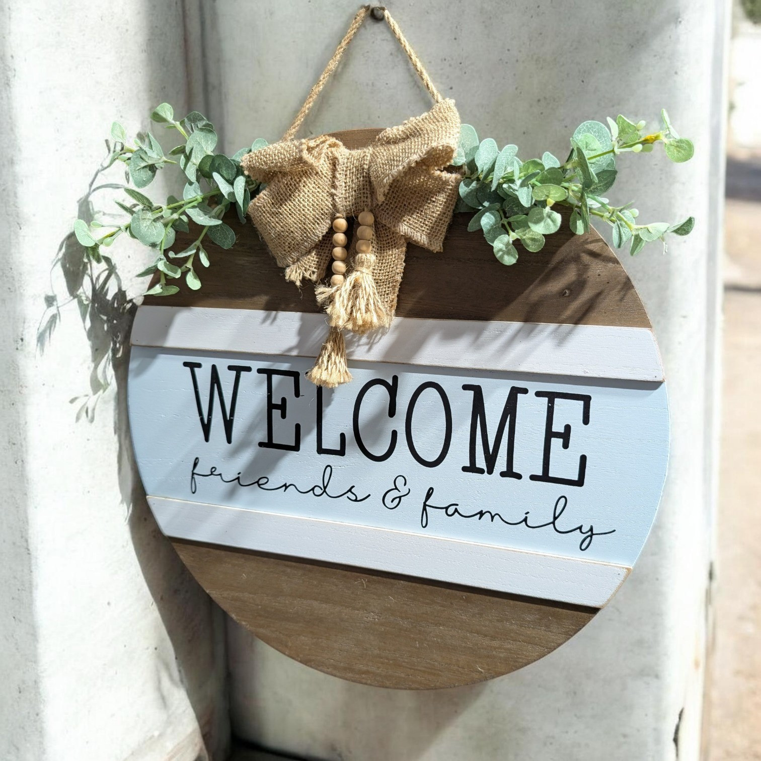 Front door refresh ✨ The cutest door decor sign to make your entryway feel warm, welcoming, and instantly more put together. Perfect for spring, summer, or everyday porch styling 🏡Affiliate Links ⬇️  #LTKHome #FrontDoorDecor #PorchDecor #EntrywayStyle #HomeDecorFinds #AmazonHome #SeasonalDecor #FarmhouseDecor #CozyHome 

#LTKMothersDay #LTKWedding #LTKHome