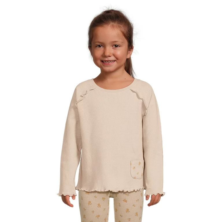 easy-peasy Toddler Girl Long Sleeve Pocket T-Shirt, Sizes 12 Months-5T | Walmart (US)