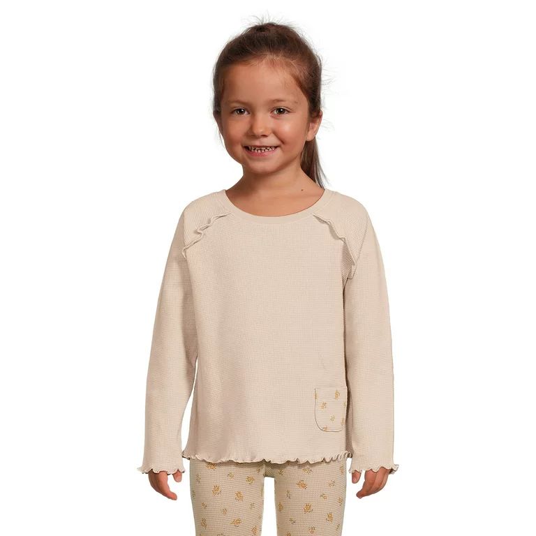 easy-peasy Toddler Girl Long Sleeve Pocket T-Shirt, Sizes 12 Months-5T - Walmart.com | Walmart (US)