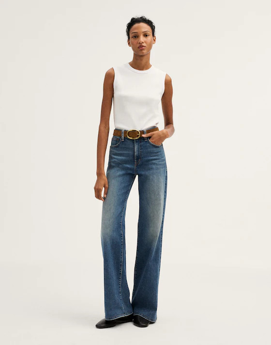 The Tall Wide-Leg Jean in Super Stretch | Madewell