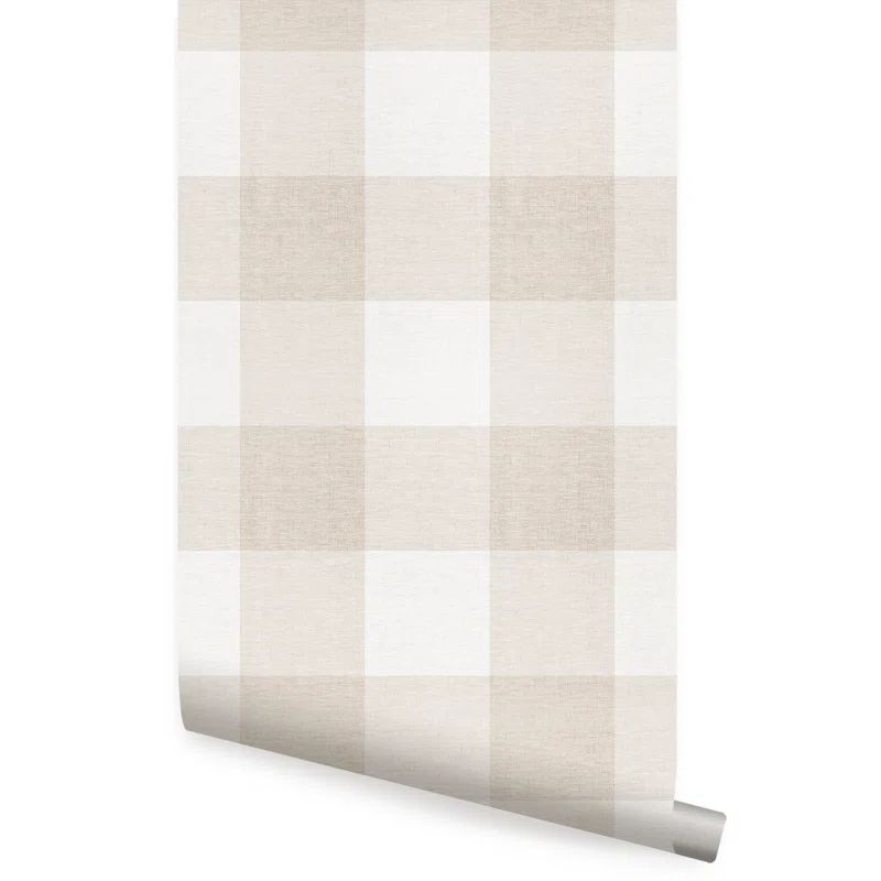 Markaylah Checkered Peel and Stick Wallpaper Panel | Wayfair North America