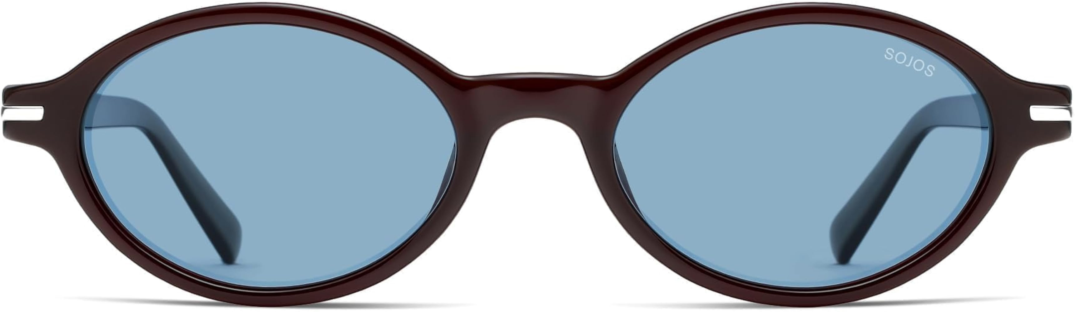 SOJOS Small Oval Polarized Sunglasses Womens Mens SJ2717 | Amazon (US)