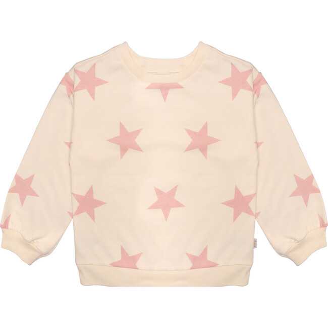 Frankie Sweatshirt, Signature Pink Stars | Maisonette