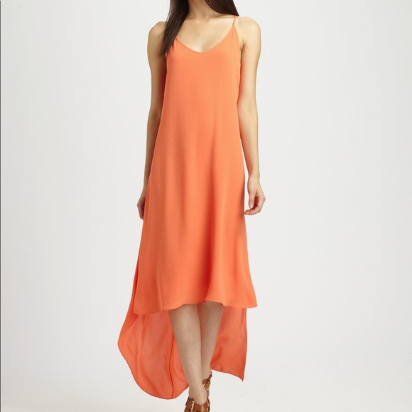 Orange racer back BCBGmaxAzria Maxi Dress | Poshmark