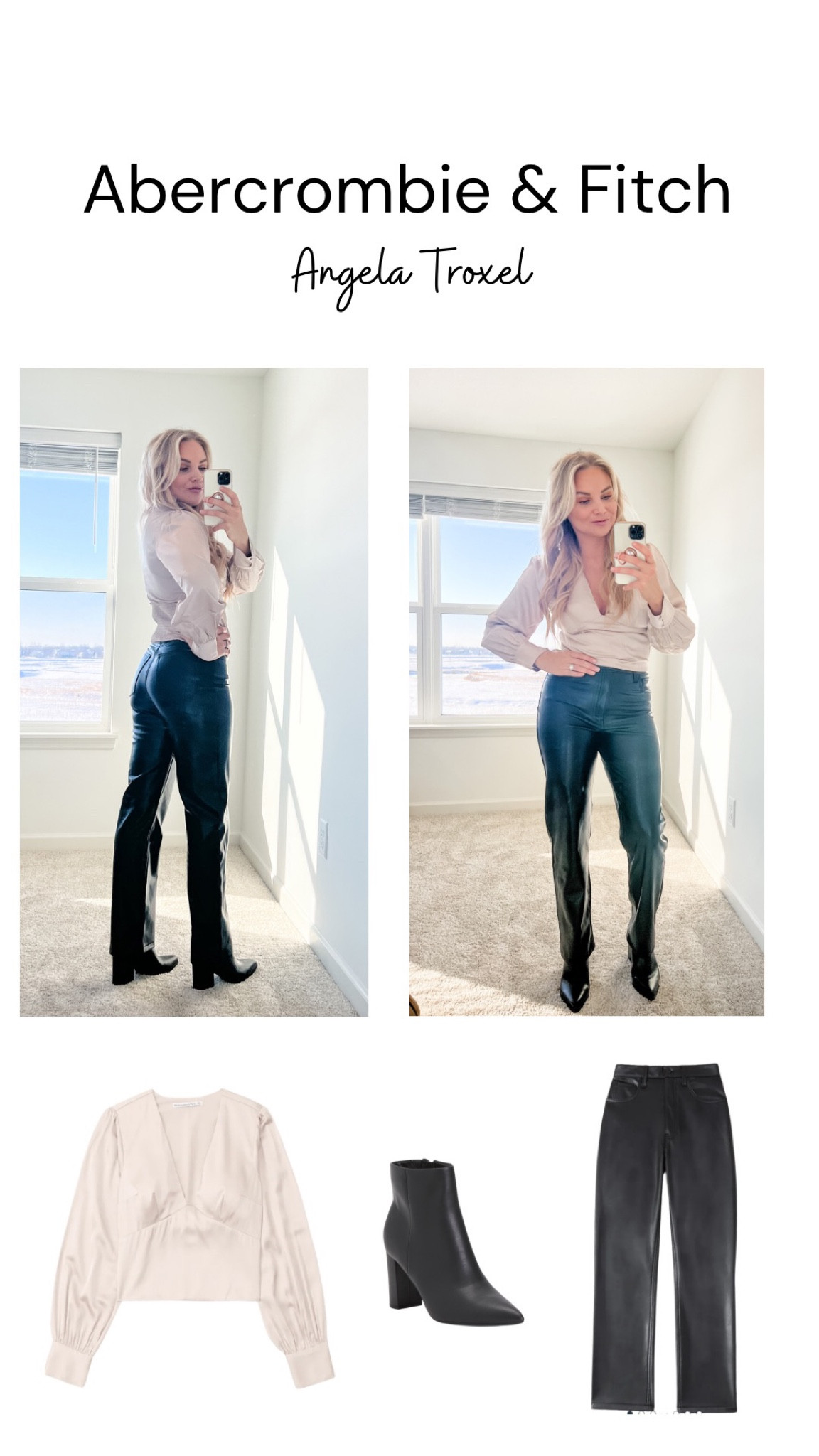 Abercrombie & Fitch tops and pants. 