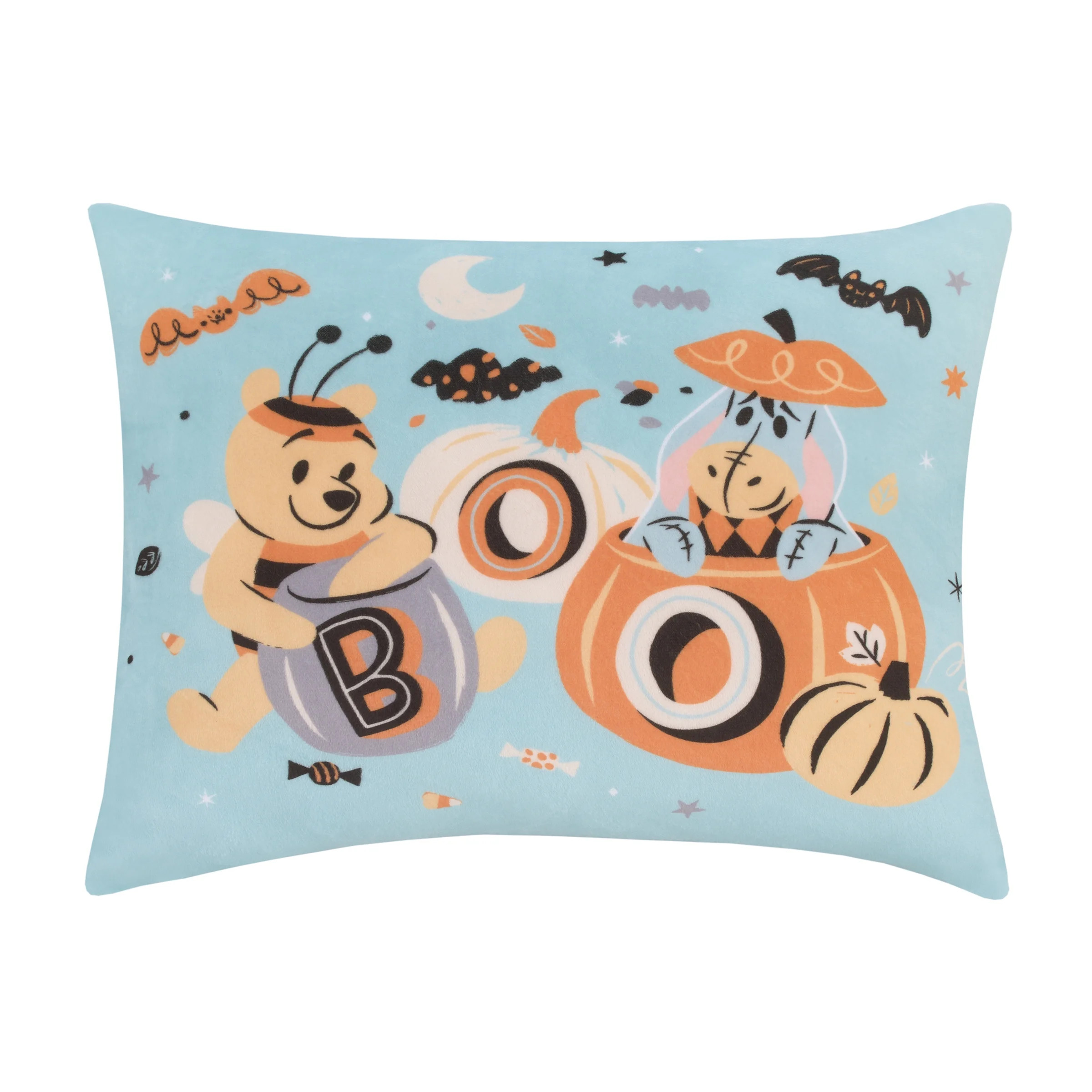 Disney Winnie The Pooh Squishy Toddler Pillow, 15x12", Aqua, Rectangular Shape, Halloween, 1 coun... | Walmart (US)