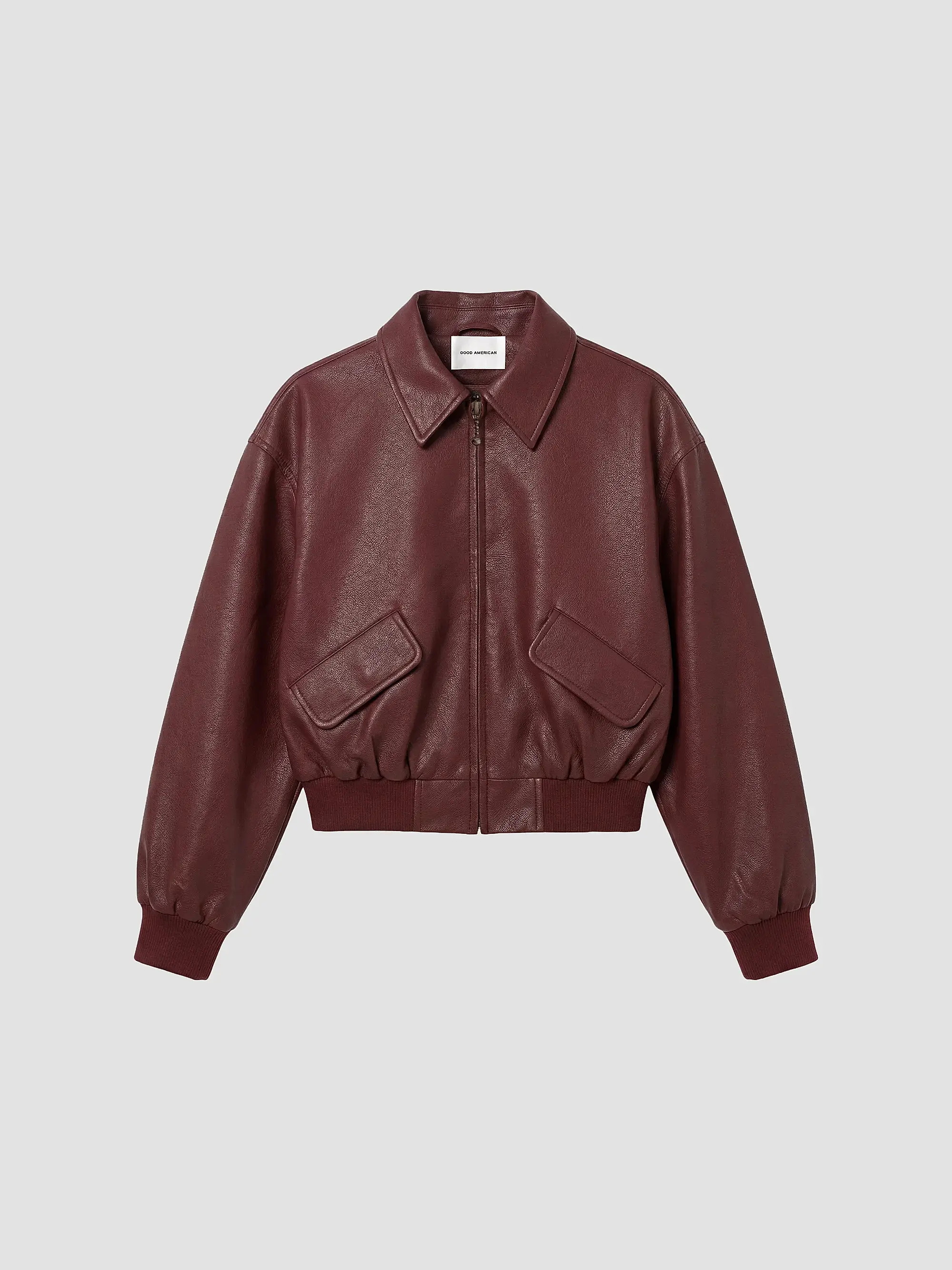 The Better Than Leather Cropped Bomber Jacket | Saks Fifth Avenue