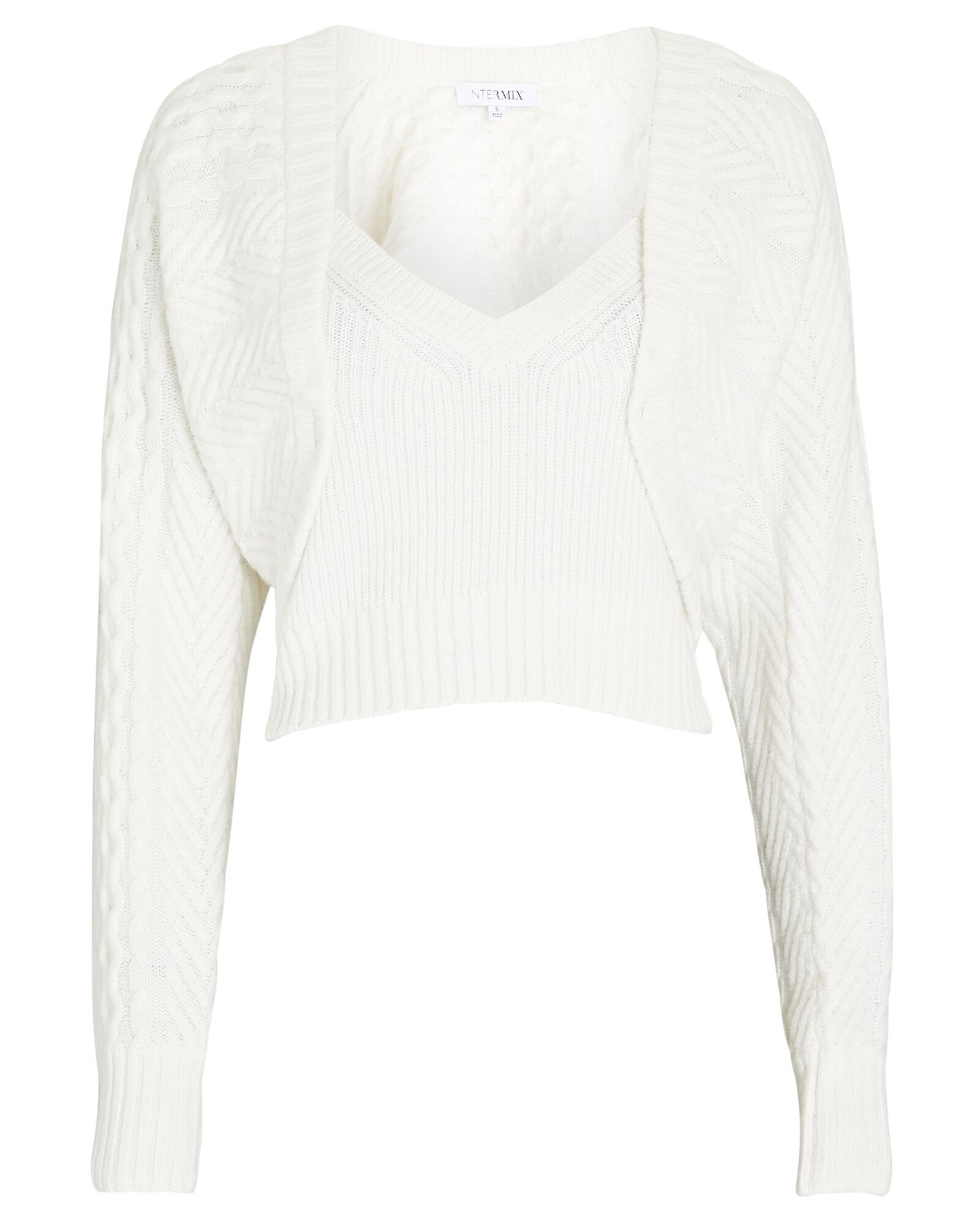 Sammie Cashmere-Blend Shrug Set | INTERMIX