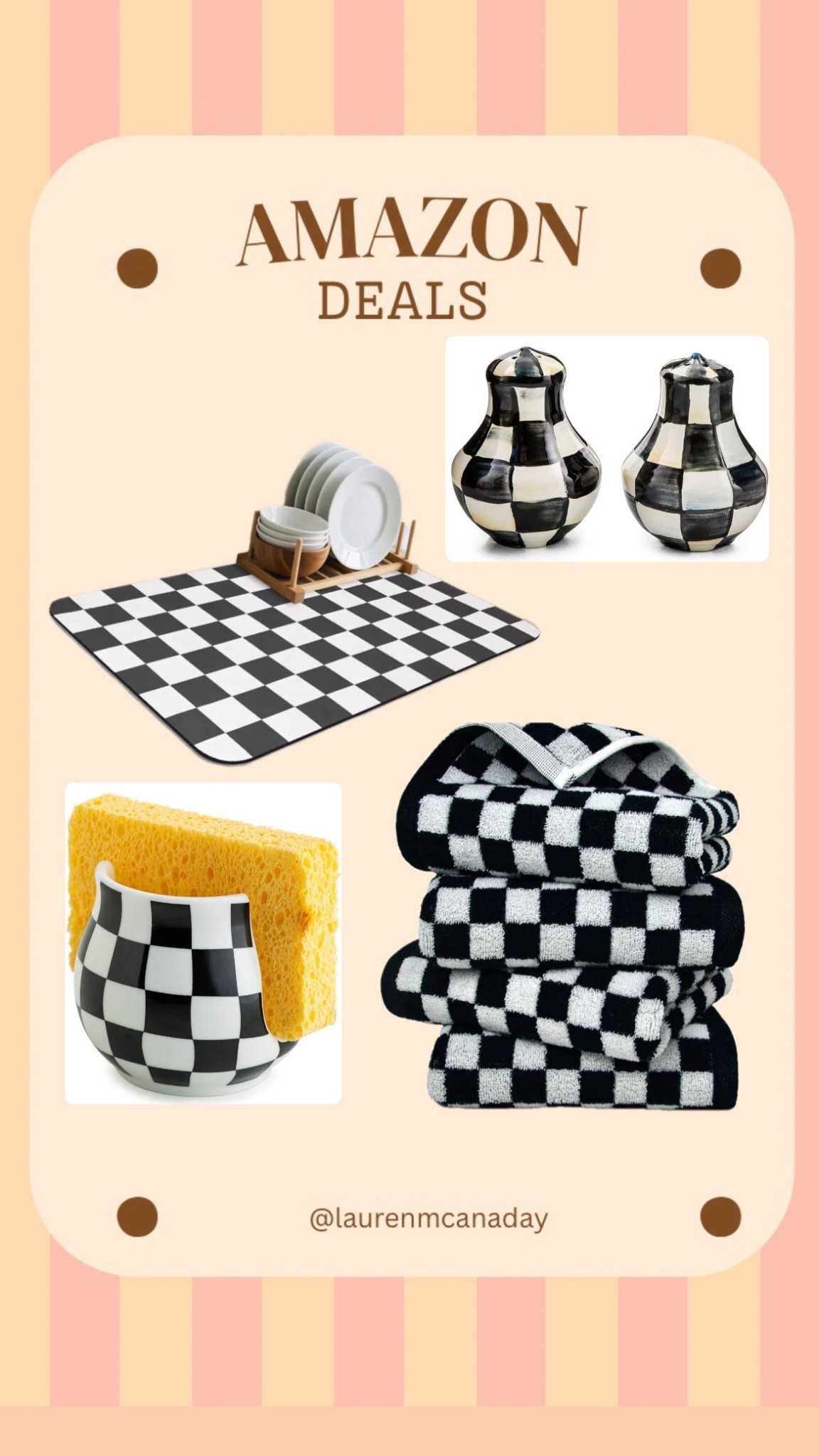 For the checkered print loversss! Amazon for the win!

#LTKSaleAlert #LTKMothersDay #LTKHome