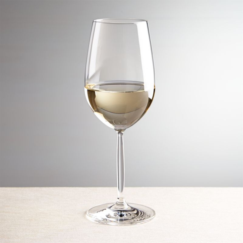 Vino White Wine Glass + Reviews | Crate and Barrel | Crate & Barrel