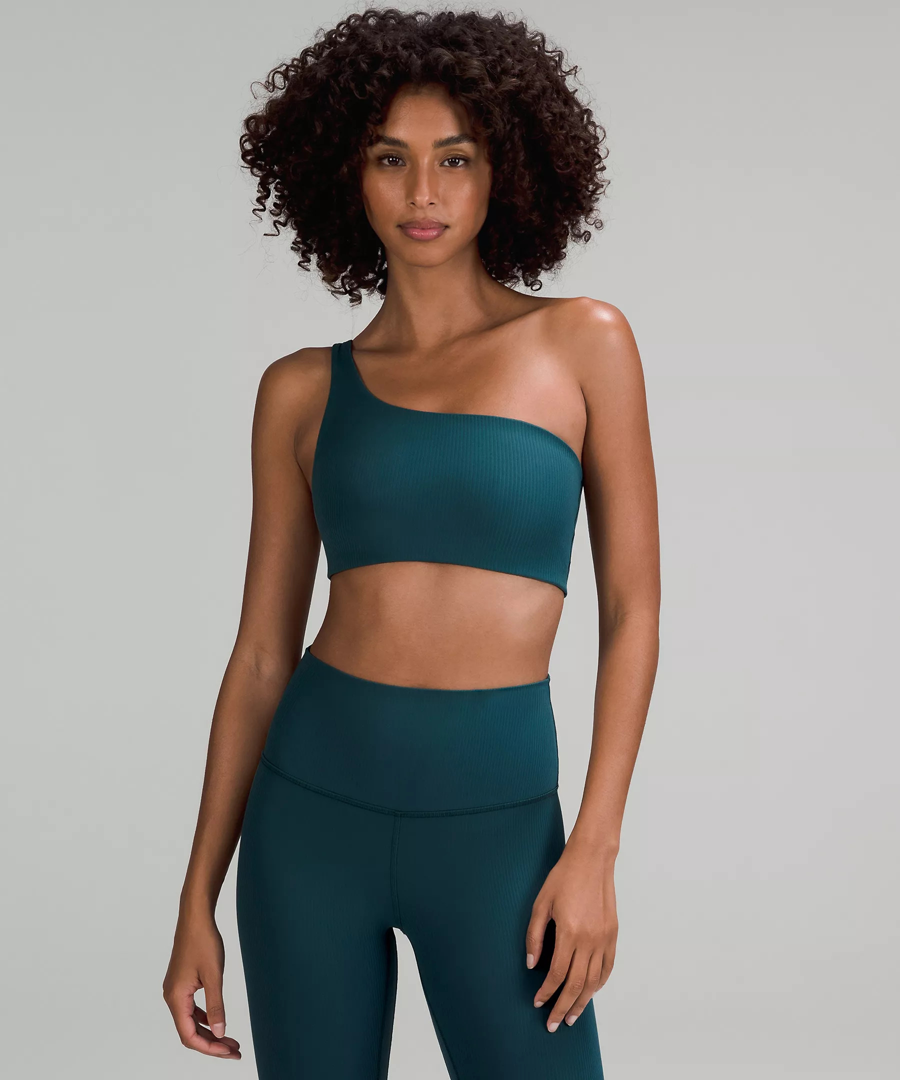Ribbed Nulu Asymmetrical Yoga Bra Light Support, A/B Cup | Lululemon (US)
