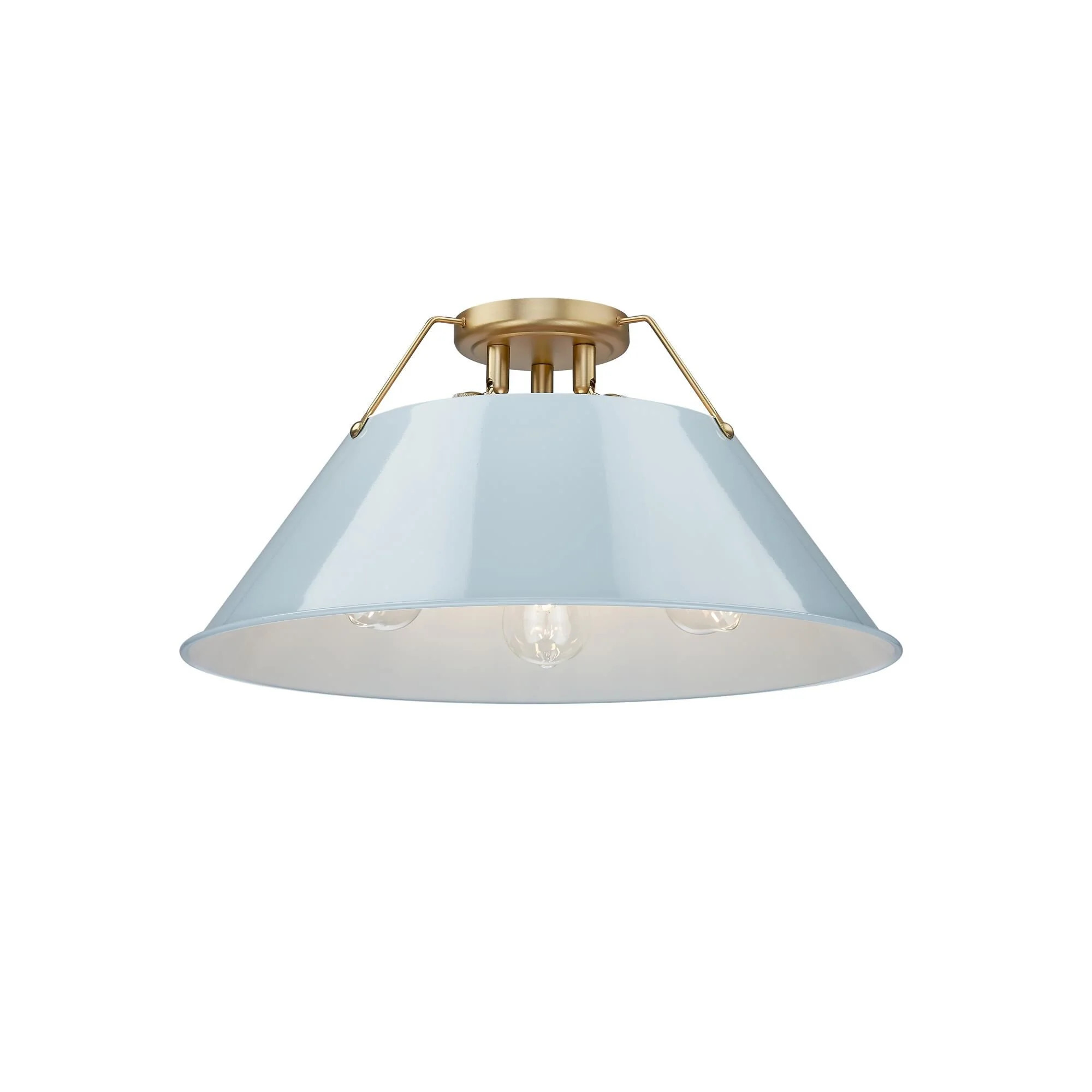 Orwell 19 Inch Semi Flush Mount by Golden Lighting | 1800 Lighting