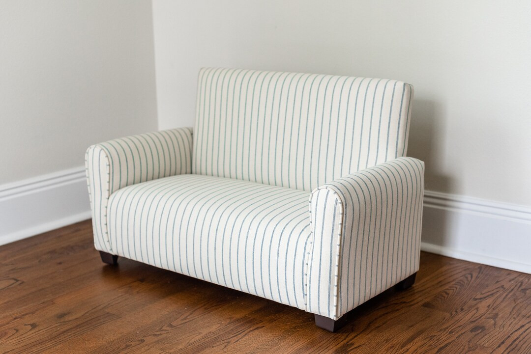 Personalized Child's Upholstered Sofa / Toddler Couch with Pillows | Etsy (US)